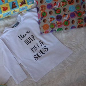 T-Shirt T Shirt Tshirt Klein Hulp Pietje Hulppietje Zelf maken DIY Sinterklaas - Mama's Meisje