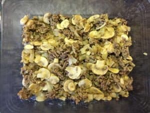 ovenschotel met champignons en gehakt - Mama's Meisje blog