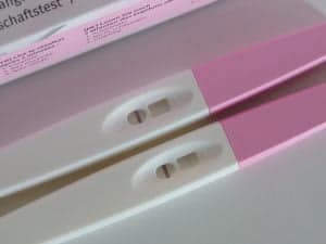 Mama's Meisje Action Lifecare Early Pregnancytest vroege zwangerschapstest gebruikt uitslag negatief