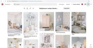 Moodboard Pinterest babykamer meisje goud wit roze tips babykamer inrichten - Mama's Meisje blog