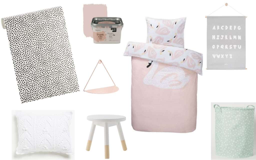 Meisjes slaapkamer kinder kamer trends 2019 pastel pastelkleurtjes romantische stijl - Mama's Meisje blog