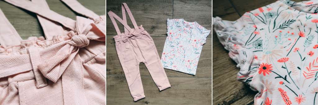 collage zomers setje prenatal broekje shirtje gebloemd zomercollectie 2019 shoplog - Mama's Meisje blog