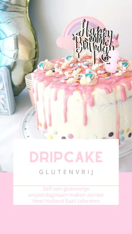 Pinterest pin dripcake glutenvrij makkelijk - Mama's Meisje blog