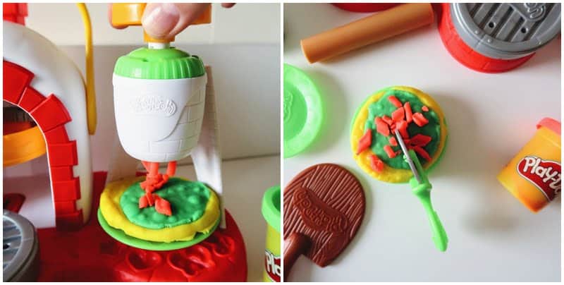 collage review test getest pizza set van play doh - Mama's Meisje blog