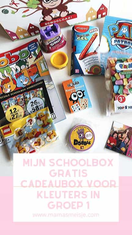 Pinterest mijn schoolbox gratis cadeaubox voor kleuters in groep 1 - Mama's Meisje blog