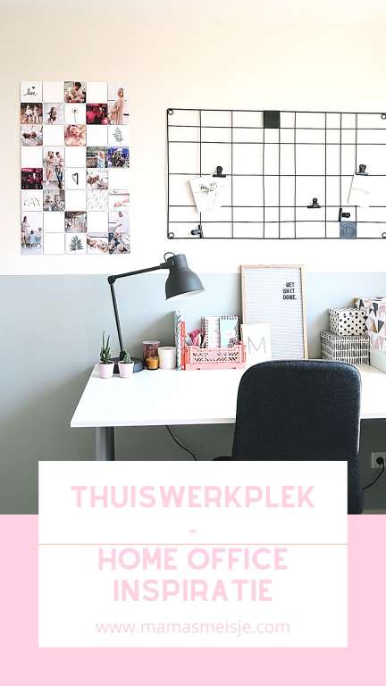 Pinterest thuiswerkplek home office inspiratie - Mama's Meisje blog