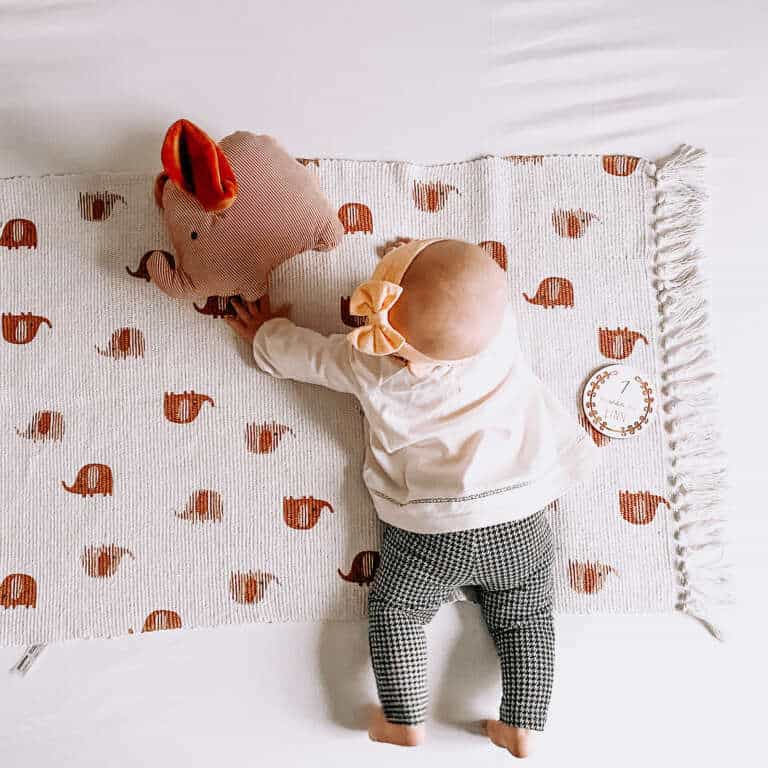 Baby 7 maanden Linn update - Mama's Meisje blog
