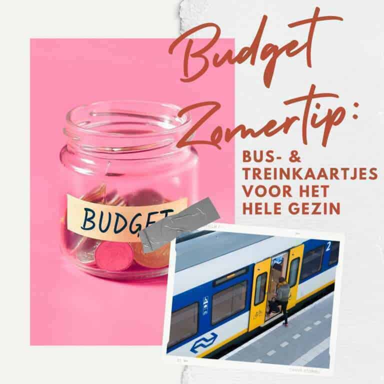 Budget Zomertip goedkope bus- en treinkaartjes voor het hele gezin - Mama's Meisje blog