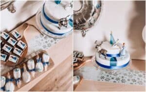 gebakjes kinderverjaardag taart Anna Elsa Olaf Disney - Mama's Meisje blog