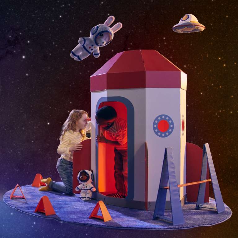 Kinderkamer IKEA kindercollectie geïnspireerd op de ruimte - Mama's Meisje blog